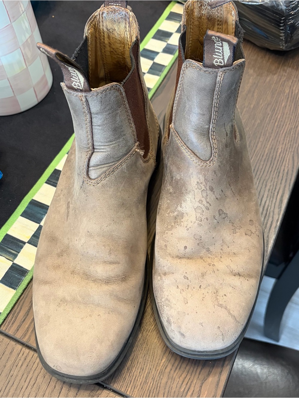 Blundstone Men’s 9 Chukka Boots in Tan and Brown